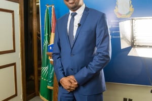 Albert Damantang Camara est le nouveau ministre de la Sécurité guinéen. © Youri Lenquette