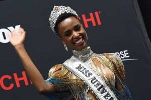 Zozibini Tunzi, Miss Afrique du Sud, devenue Miss Univers © AFP/ VALERIE MACON