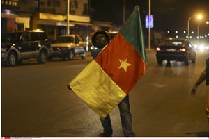 Un supporter de l’équipe de football du Cameroun, en 2015. Photo d’illustration. © Sunday Alamba/AP/SIPA