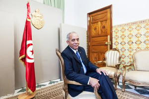 Habib Jemli à Dar Dhiafa, à Carthage, le 27 novembre 2019. © Ons Abid pour JA
