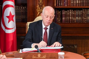 Le président tunisien Kaïs Saïed, le 13 janvier 2020. © Présidence tunisienne