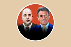Brahim Boumzar, ministre algérie de la Poste et des Télécommunications, et Nerio de Bortoli, administrateur judiciaire de Consultel SPA. © Montage JA
