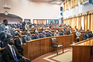 L’hémicycle béninois, en décembre 2019. © PR Bénin