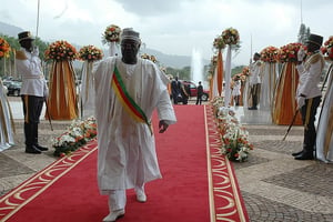 Le président de l’Assemblée Nationale du Cameroun, Cavaye Yéguié Djibril, en 2012. © Creative Common/ Wikimedia / Sergelowe