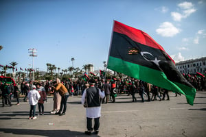A Tripoli, le 17 février 2020. © Amru Salahuddien/Xinhua/SIPA