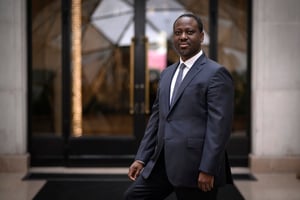 L’ancien président de l’Assemblée nationale Guillaume Soro, le 29 janvier 2020 à Paris. © Lionel BONAVENTURE/ AFP