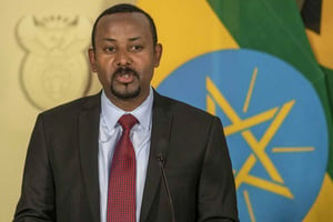 Abiy Ahmed, Premier ministre de l’Ethiopie © Themba Hadebe/AP/SIPA
