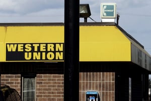 Une agence Western Union à Denver (USA) © JACK DEMPSEY/AP/SIPA/AP/SIPA