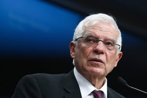 Josep Borrell, haut représentant de l’UE pour les affaires étrangères et la politique de sécurité. © Chine Nouvelle/Sipa
