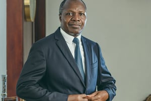 Albert Mabri Toikeusse, président de l’UDPCI et ex-ministre ivoirien de l’Enseignement supérieur. © Issam Zejly / Truthbird pour JA