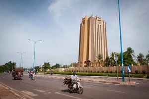 Siège de la BCEAO, à Bamako, en juin 2019. © Vincent Fournier/JA