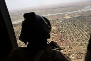Un soldat français au Mali, en 2017. Photo d’illustration. © Christophe Petit Tesson/AP/SIPA