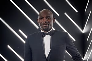 L’ancien joueur de foot camerounais Geremi Njitap à Londres en 2018. © Michael Regan – FIFA/FIFA via Getty Images
