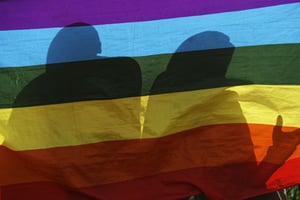 Lors d’une manifestation en faveur des droits des homosexuels, au Kenya, en 2019 (Illustration). © Ben Curtis/AP/SIPA