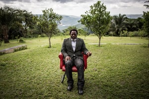 Joseph Kabila, en décembre 2018, à Kinshasa. © John WESSELS / AFP