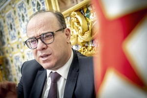 Nicolas Fauqué © Elyes Fakhfakh, chef du gouvernement tunisien depuis février 2020.