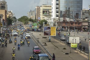 Centre-ville de Cotonou. © Jacques Torregano pour JA