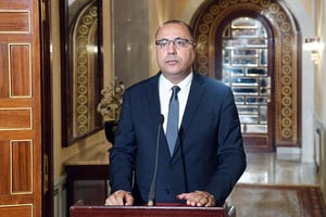 L’ancien ministre de l’Intérieur Hichem Mechichi a été nommé chef du gouvernement le 25 juillet. © Mohamed Hammi/SIPA