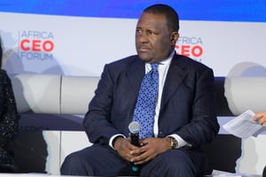 .Abdul Samad Rabiu, PDG, BUA Group, à l’Africa CEO Forum 2019 à Kigali. © Pacifique