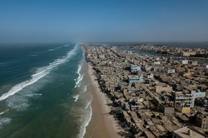 L’île de Saint Louis au Senegal. © Sylvain Cherkaoui