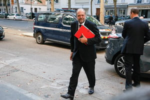 Le ministre français de la Justice, Eric Dupond-Moretti, à Paris, le 11 juillet 2020. © JULIE DOUXE/newspictures