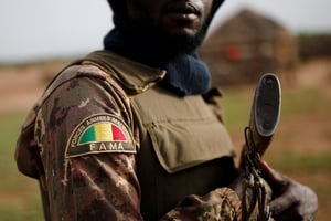 Un soldat malien en patrouille, en juillet 2019 (illustration). © REUTERS/Benoit Tessier