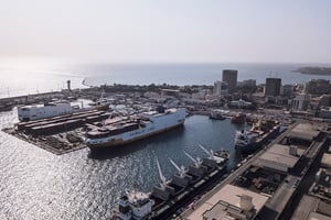 Le port autonome de Dakar. © Sylvain Cherkaoui pour JA