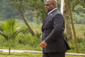 Félix Tshisekedi, à Kampala le 22 février 2020. © Cyril Ndegeya/Xinhua/REA