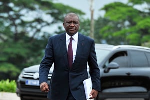 Hamed Bakayoko, Premier ministre de Côte d’Ivoire. © Issouf Sanogo/AFP