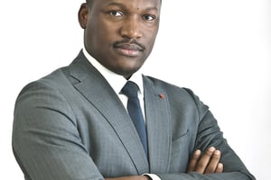 Mamadou Touré, à Paris, en mars 2018. © Vincent Fournier/JA