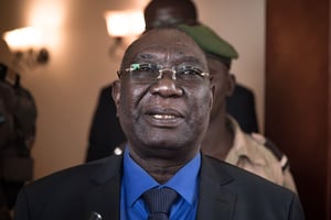 L’ancien président centrafricain Michel Djotodia à Bangui, le 10 janvier 2020 © FLORENT VERGNES / AFP