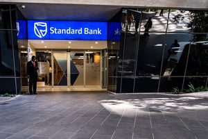 Siège de Standard Bank, à Johannesburg. © Emmanuel Croset / AFP