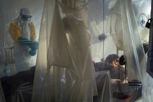 Centre de traitement pour les malades d’Ebola à Beni, en RDC. Photo d’illustration. © AP Photo/Jerome Delay