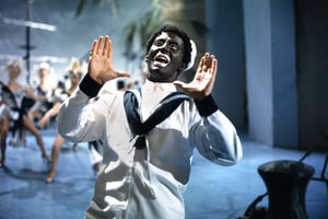 Un acteur du Minstrel Show, aux Etats-Unis, en 1964. © Popperfoto via Getty Images/Getty Images