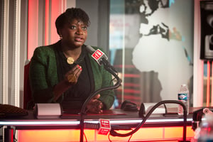 Fatoumata Ba, à RFI, le 2 octobre 2020. © Vincent Fournier pour JA.