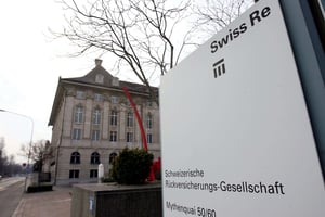 Siège du réassureur Swiss Re, à Zurich. © EDDY RISCH/AP/SIPA