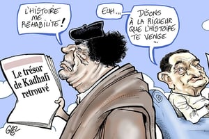Le “trésor de Kadhafi” pisté jusqu’à Limoges. © Damien Glez
