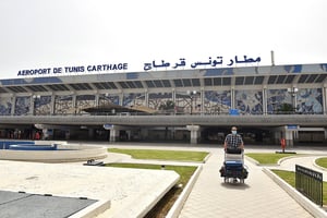 L’aéroport de Tunis-Carthage. © SOPA Images/SIPA