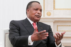 Denis Sassou Nguesso, en 2019. © Mikhail Metzel/TASS/Sipa USA/SIPA