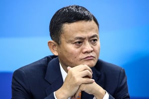 Jack Ma, cofondateur du groupe chinois de e-commerce Alibaba © Valery Sharifulin/TASS Host Photo Agency/Pool via REUTERS
