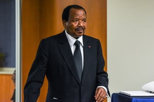 Le président camerounais Paul Biya au siège de l’ONU, à New York, le 22 septembre 2017. © Stephanie Keith/REUTERS