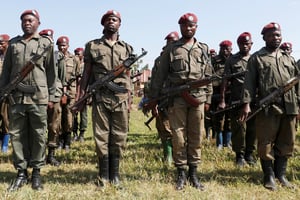 Des soldats des FARDC, à Béni, dans l’est du pays, en décembre 2018 (illustration). © REUTERS/Goran Tomasevic