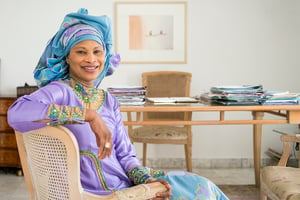 Aissata Tall Sall, ici en 2015 à Dakar, a été nommée ministre des Affaires étrangères le 1er novembre 2020. © Sylvain Cherkaoui pour JA