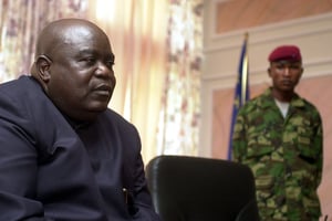 Laurent Désiré Kabila, en mars 2000. © BELGA PHOTO : Geert VANDEN WIJNGAERT.