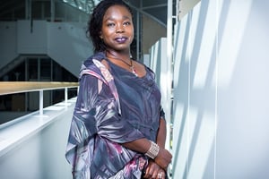 Fatou Diome, à Paris, en 2019. Fatou Diome – Paris – 2019 © DAMIEN GRENON