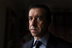 L’homme d’affaires algérien Ali Haddad, le 10 mars 2016. © Romain Laurendeau pour JA
