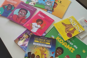 Des livres des éditions Nimba, à Abidjan. © Editions Nimba