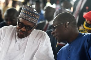 Muhammadu Buhari et Patrice Talon, en octobre 2018. © PIUS UTOMI EKPEI/AFP