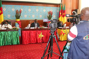 Session semestrielle du CNPBM au palais des Congrès de Yaoundé, le 21 janvier 2021 © CNPBM