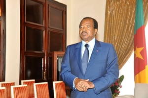 Le président camerounais Paul Biya. © Victor Zebaze